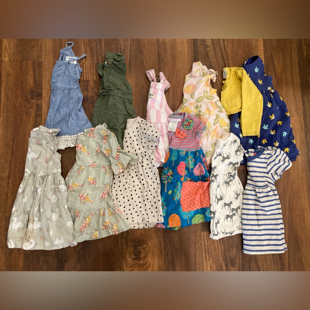 Colorful Baby Dress Bundle: 12-18 month